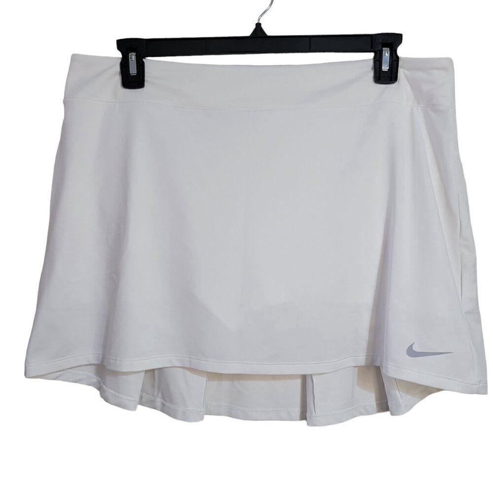 Nike White Dri-FIT Tennis Skort (Size XL)